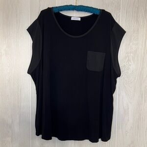 Calvin Klein Pocket Tee in Black Size 3x